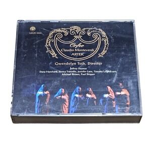 Monteverdi Orfeo Opera 2‎ CD Set Gwendolyn Toth Artek Lyrichord Early Music